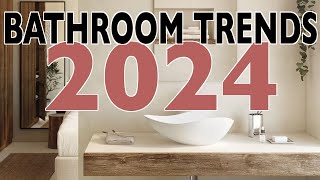 BATHROOM TRENDS 2024  Interior Design [upl. by Ailad]