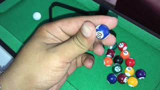 Mesa de Billar 🎱 jugando Pool 8 en mini mesa [upl. by Dianuj72]