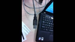 Setting up the RS232 to USB interface on laptopMOV [upl. by Akienat96]