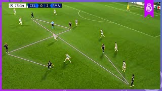 BEAUTIFUL TEAM GOAL by Hazard  Celtic  Real Madrid [upl. by Soinotna]