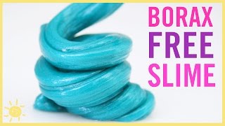 BEST Kid Friendly Slime NO Borax [upl. by Arimahs]