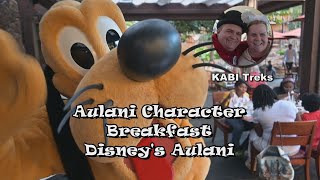 Aulani Character Breakfast  Disneys Aulani Resort [upl. by Sibie]