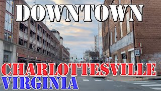 Charlottesville  Virginia  4K Downtown Drive [upl. by Etteuqaj]