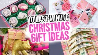 10 LastMinute DIY Christmas Gift Ideas [upl. by Adlar]