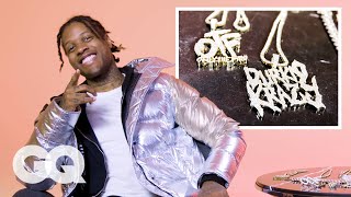 Lil Durk Shows Off His Insane Jewelry Collection  GQ [upl. by Oinigih]