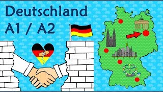 Deutsch A1  A2 Deutschland  Geographie amp Kultur  Learn German Geography amp Culture in Germany [upl. by Katt]