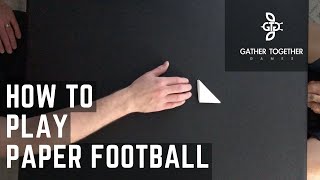 How To Play Paper Football [upl. by Zelma]