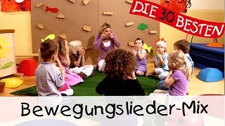 Kinderlieder BewegungsliederMix  Singen Tanzen und Bewegen  Kinderlieder [upl. by Naimerej]