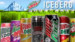 Mtn Dew Flavor Iceberg  From Most To Least Known [upl. by Ariamat627]