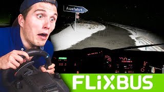 Glatteis ALARM auf der Autobahn ✪ Flixbus Fernbus Simulator [upl. by Ardnaxila451]