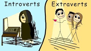 Casually Explained Introverts and Extraverts [upl. by Lipfert]