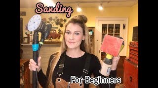 Sanding Furniture for Beginners [upl. by Haelahk525]