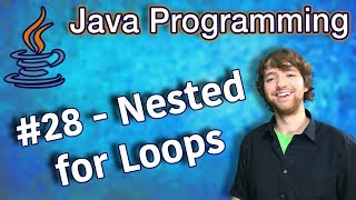 Java Programming Tutorial 28  Nested for Loops Triangles and Pyramids [upl. by Mackoff]