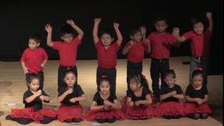 Baile quotDubidubiduquot Pre Kinder A  Colegio Maria Alvarado  07062016 [upl. by Ojadnama]