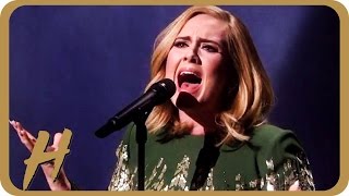 Adele Sings Hello LIVE in First TV Performance in 3 Years [upl. by Nataline]