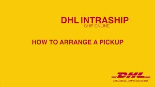 How to arrange a pickup with DHL [upl. by Kentiga703]