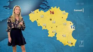 RTLTVi WeatherMétéo Belgium amp Luxembourg  19102018 [upl. by Kendrah725]