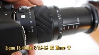 Sigma 18200mm f3563 OS Macro C lens review with samples [upl. by Brien]