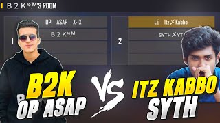 B2K VS Itz Kabbo amp Syth  প্রথম বাংলাদেশী হিসাবে Born 2 Kill এর সাথে Custom Match  Free Fire [upl. by Eilrebmik]