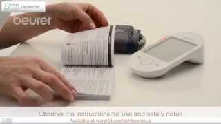 Quick Start Video For The Beurer BM 55 Blood Pressure Monitor [upl. by Gnem438]