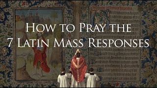 7 Latin Mass Responses to Memorize [upl. by Analad741]