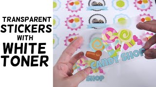 How to Print and Cut Transparent Stickers [upl. by Samid]