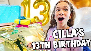 CILLAS 13TH BIRTHDAY OPENING PRESENTS PART 2  JKREW [upl. by Walston]