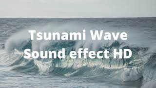 Tsunami Wave Sound effect HD [upl. by Ruthe248]