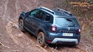 Dacia Duster 2WD vs 4WD In Mud 2024 [upl. by Milka]