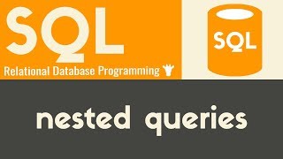 Nested Queries  SQL  Tutorial 18 [upl. by Orelia932]