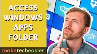 How to Access the WindowsApps Folder in Windows 10 [upl. by Anaibib]