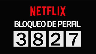 COMO PONER CONTRASEÑA PIN A TU PERFIL DE NETFLIX [upl. by Gnap]