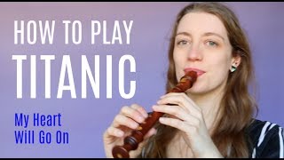 How to play TITANIC  Team Recorder [upl. by Whitelaw851]