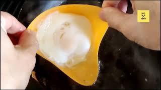 How To Make POACHED EGGS in SILICONE CUPS [upl. by Dwane]