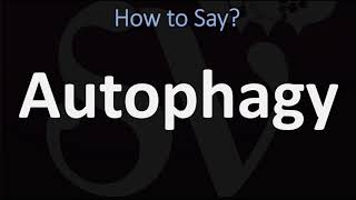 How to Pronounce Autophagy 2 WAYS British Vs American English Pronunciation [upl. by Odama666]