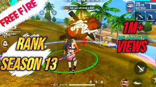 Season 13 FREE FIRE FIRST SQUAD RANKED GAME PLAY IN FF LIVE  GAITONDE [upl. by Latin]