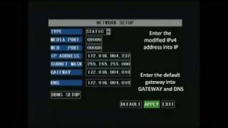 DVR Network Configuration CCTV Camera setup [upl. by Nilra]