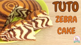 ♡• RECETTE GATEAU ZEBRÉ MOELLEUX ET FACILE  HOW TO MAKE A ZEBRA CAKE •♡ [upl. by Lehet]