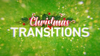 Christmas Transitions and Overlay Collections GREEN SCREEN [upl. by Lirrehs]