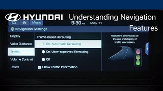 Understanding Navigation Features  Hyundai [upl. by Dee763]