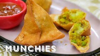 How To Make Samosas with Chintan Pandya [upl. by Sergu996]