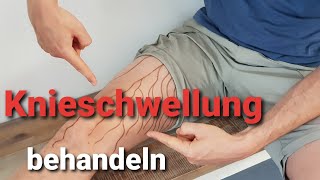 Knieschwellung  super Übung amp Lymphdrainage [upl. by Blanchard]