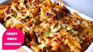 Cheesy Pasta Bake  Pasta Casserole  Ramadan Recipes [upl. by Egnalos211]