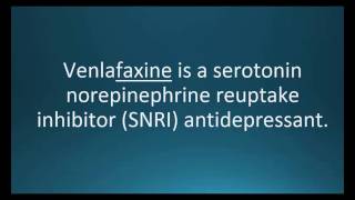 How to pronounce venlafaxine Effexor Memorizing Pharmacology Flashcard [upl. by Dall]