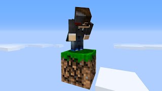 Minecraft Skyblock but you only get 1 block [upl. by Leduar480]