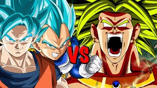 Goku vs Vegeta vs Broly  Source Rap Battle [upl. by Novaelc30]