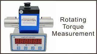 Torque meter measuring torque of rotating shaft [upl. by Kloman]