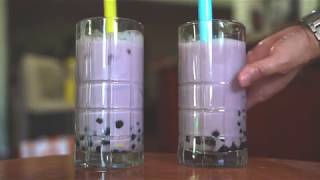 Taro Bubble Tea Recipe  Its Time to Eat Again [upl. by Anilehs103]