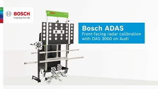 Bosch ADAS Recalibrate the Radar on Audi with Bosch DAS 3000 [upl. by Keisling]