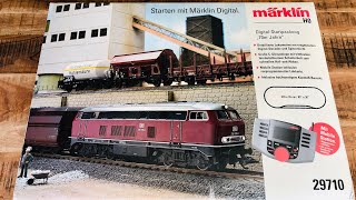 Märklin Startpackung 29710 Güterzug 70er Jahre  Test Review Unboxing H0 Modelleisenbahn [upl. by Odlabu623]